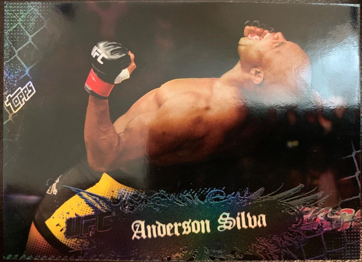 Anderson Silva 2010 Topps UFC Main Event Base #10 Black