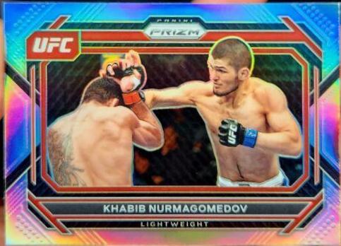 Khabib Nurmagomedov 2023 Panini Prizm UFC Base #45 Silver
