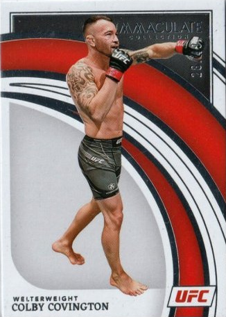 Colby Covington 2022 Panini Immaculate UFC Base #58 Green