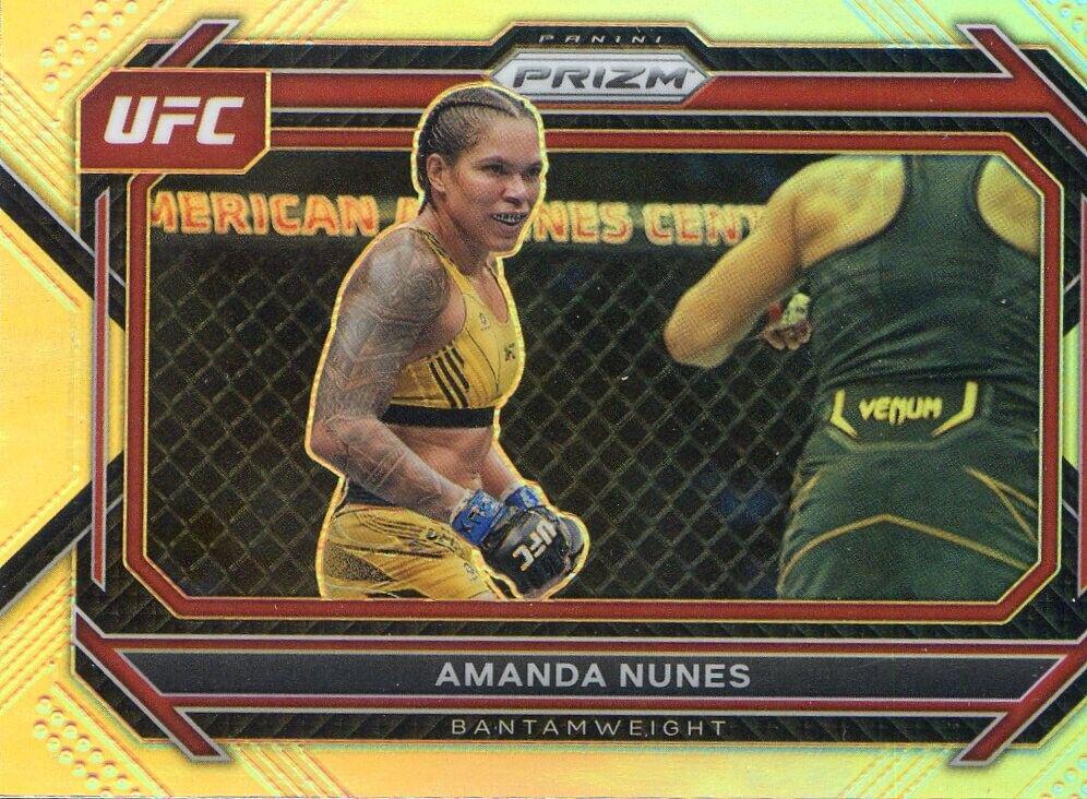 Amanda Nunes 2023 Panini Prizm UFC Base #66 Silver