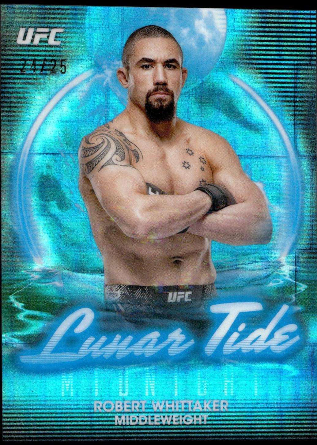 Robert Whittaker 2025 Topps Midnight UFC Lunar Tide #LT-18 Moonrise