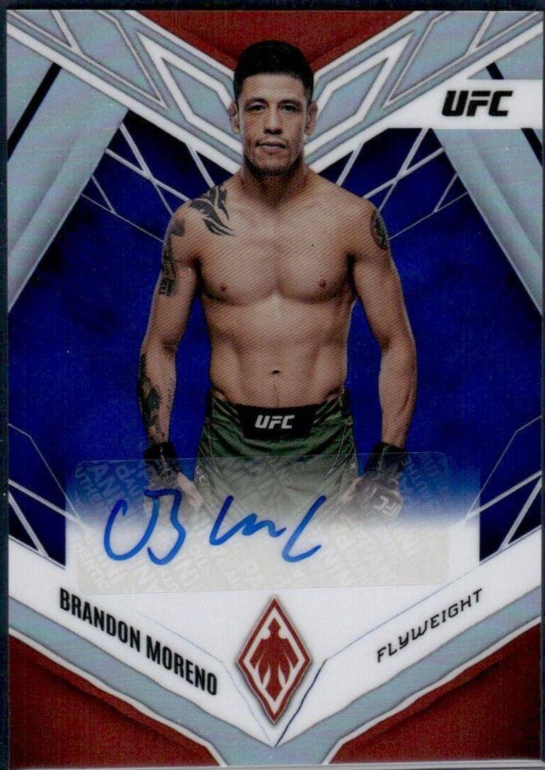 Brandon Moreno 2023 Panini Chronicles UFC Phoenix Autographs #13 Blue