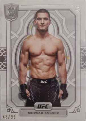 Movsar Evloev 2024 Topps Royalty UFC Base #68 Red