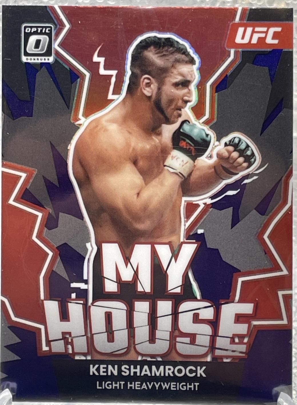 Ken Shamrock 2023 Panini Donruss Optic UFC My House #19 Purple