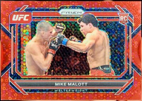 Mike Malott 2023 Panini Prizm Under Card UFC Base #19 Red