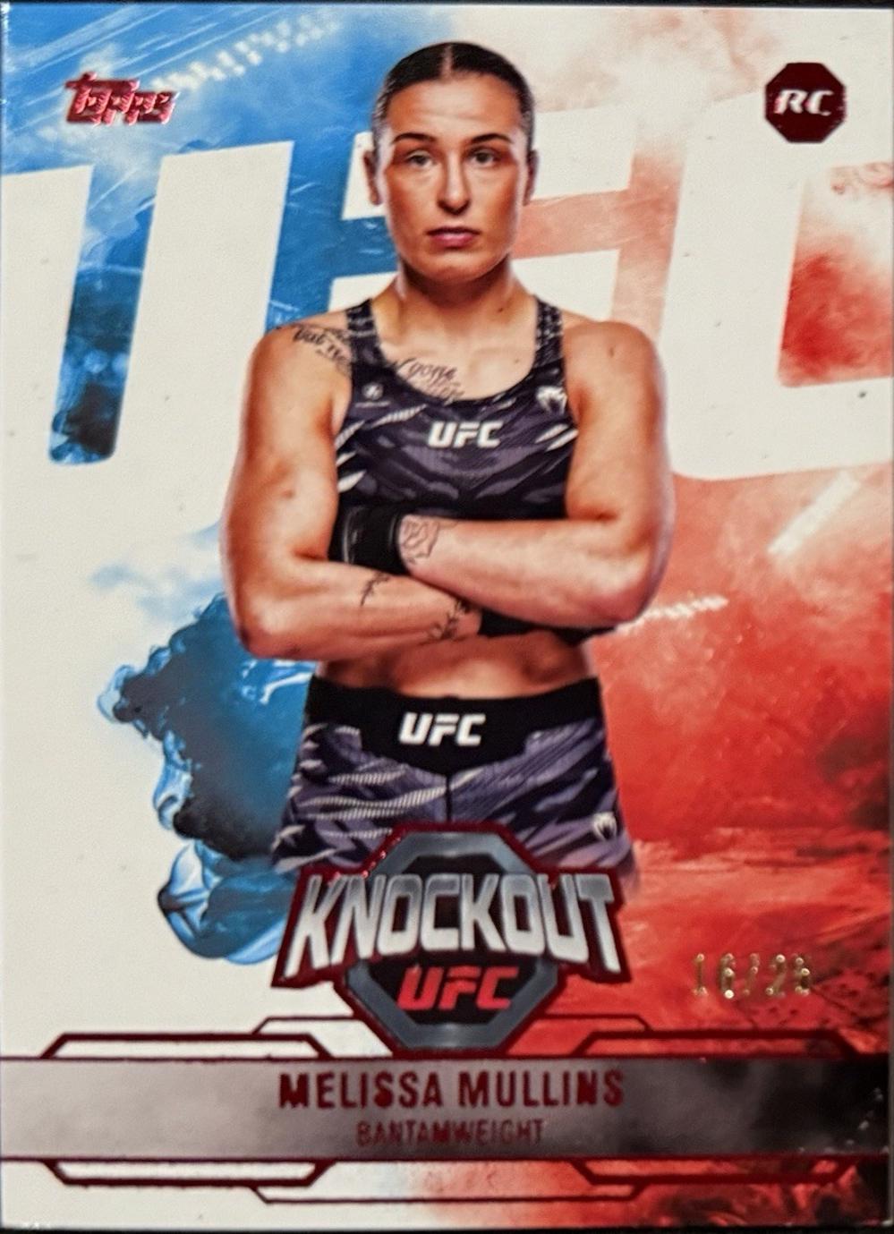 Melissa Mullins 2025 Topps Knockout UFC Base #72 Red