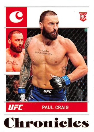 Paul Craig 2022 Panini Chronicles UFC Base Chronicles #96 Gold
