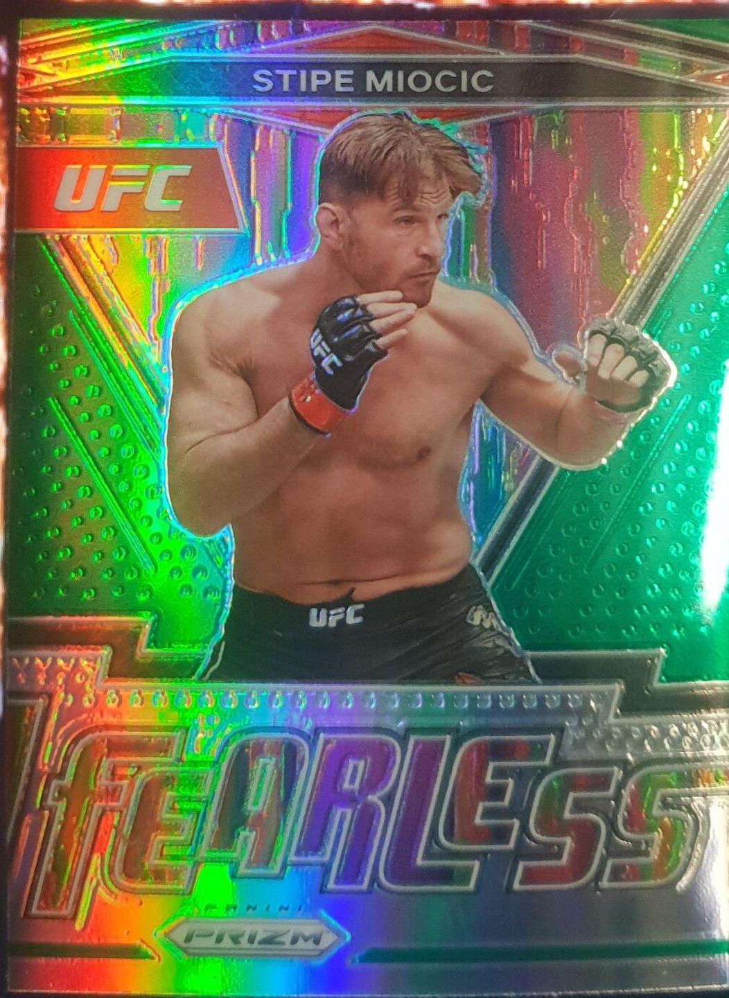 Stipe Miocic 2022 Panini Prizm UFC Fearless #8 Green