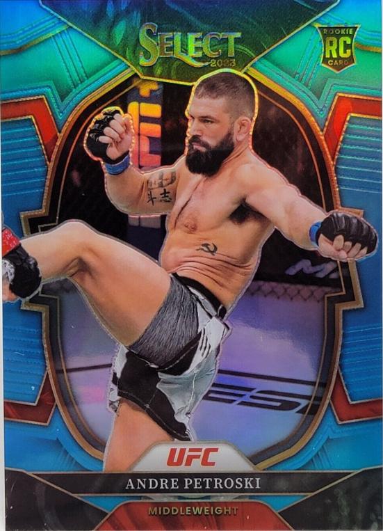 Andre Petroski 2023 Panini Select UFC Concourse #98 Light Blue