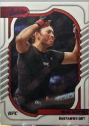 Irene Aldana 2023 Panini Chronicles UFC Base National Treasures #454 Purple