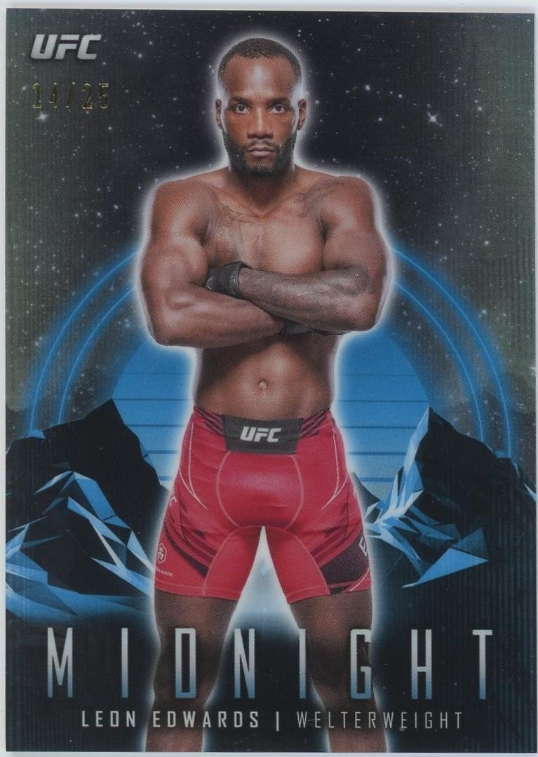 Leon Edwards 2024 Topps Midnight UFC Base #58 Moonrise