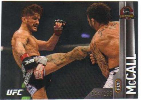 Ian McCall 2015 Topps UFC Champions Base #89 Black