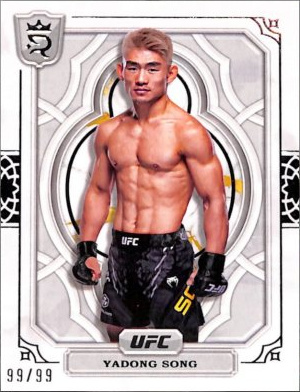 Song Yadong 2024 Topps Royalty UFC Base #16 Platinum