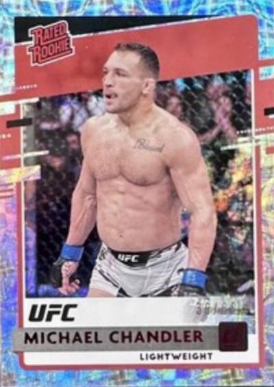Michael Chandler 2021 Panini Chronicles UFC Base Donruss Rated Rookies #27 Asia Red
