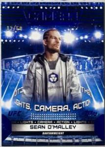 Sean O'Malley 2024 Topps Knockout UFC Camera (Lights, Camera, Action) #CAM-19 Blue