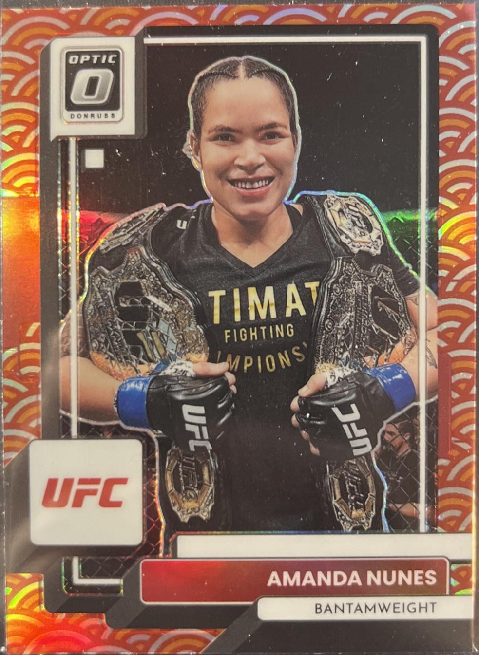 Amanda Nunes 2023 Panini Donruss Optic UFC Base #57 Photon