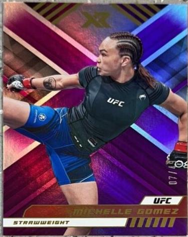 Michelle Waterson-Gomez 2023 Panini Chronicles UFC Base XR #300 Purple