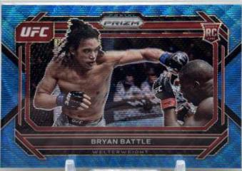 Bryan Battle 2023 Panini Prizm UFC Base #58 Blue Wave
