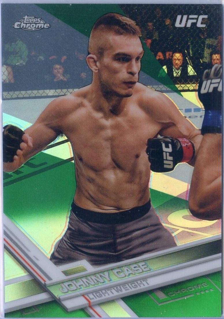 Johnny Case 2017 Topps Chrome UFC Base #71 Green