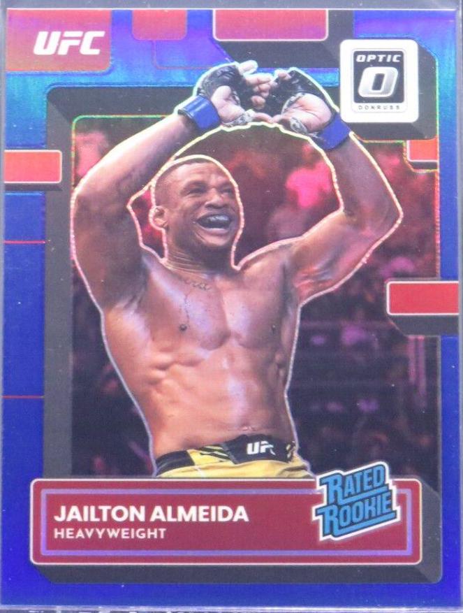 Jailton Almeida 2023 Panini Donruss Optic UFC Base #106 Blue