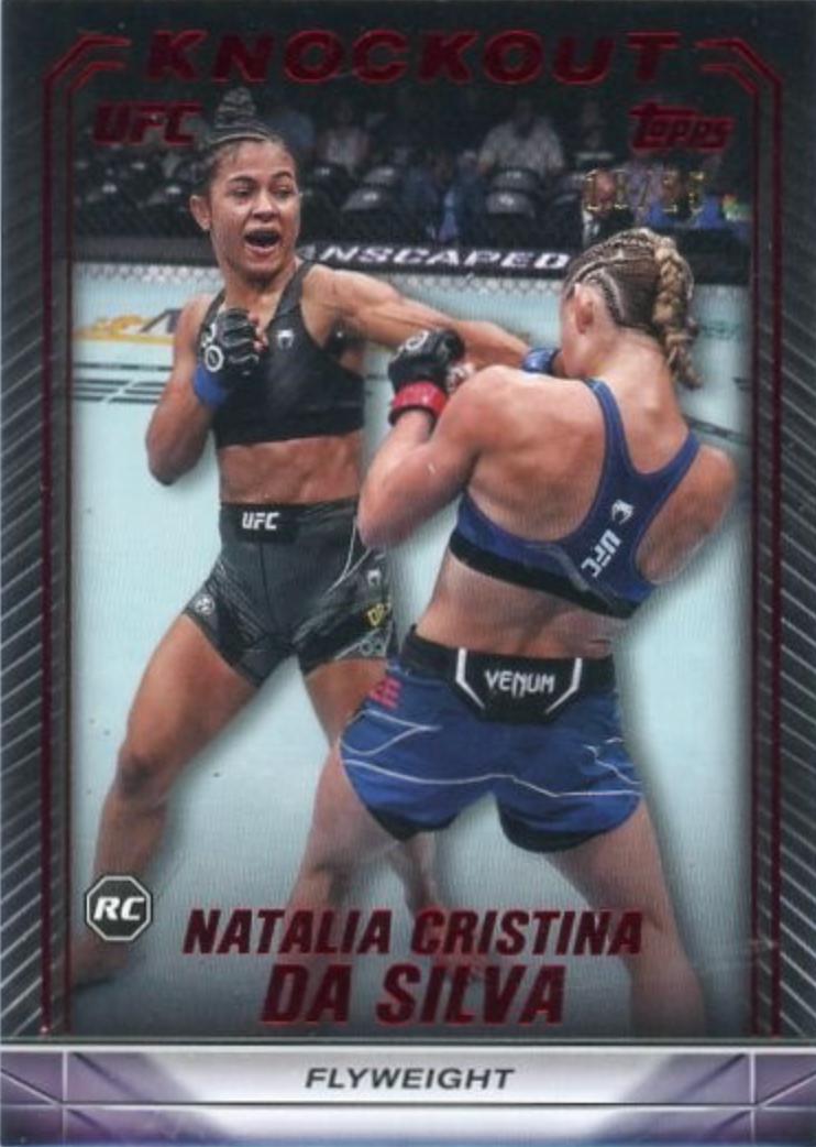 Natalia Silva 2024 Topps Knockout UFC Base #3 Red