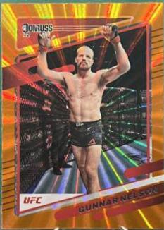 Gunnar Nelson 2022 Panini Donruss UFC Base #175 Orange