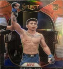 Mario Bautista 2023 Panini Select UFC Concourse #69 Red Blue Prizm