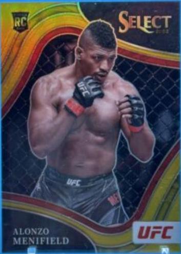 Alonzo Menifield 2022 Panini Select UFC Mezzanine #394 Gold