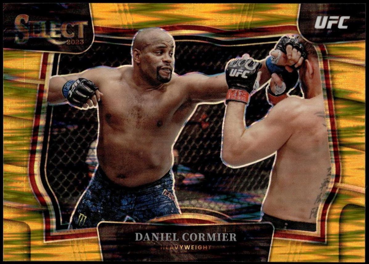 Daniel Cormier 2023 Panini Select UFC Octagonside #218 Gold Flash