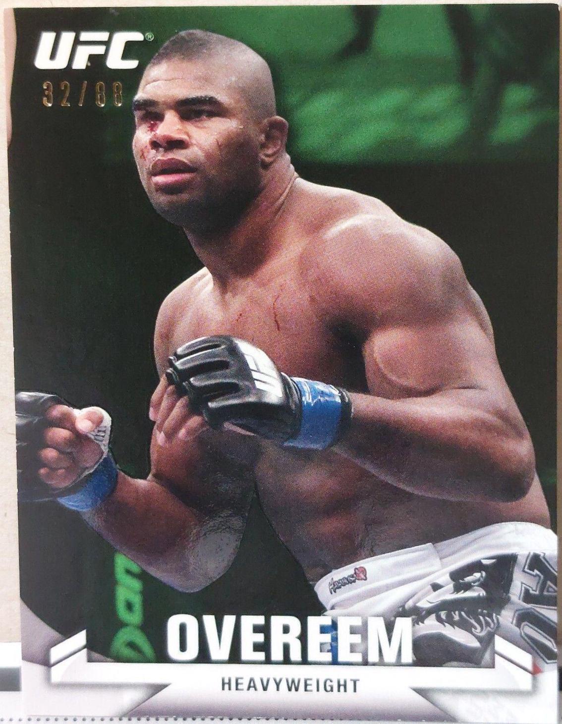 Alistair Overeem 2013 Topps UFC Knockout Base #117 Green