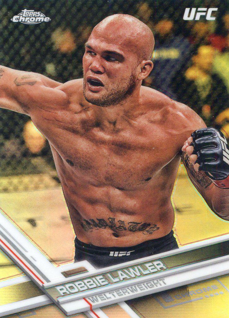 Robbie Lawler 2017 Topps Chrome UFC Base #16 Refractor