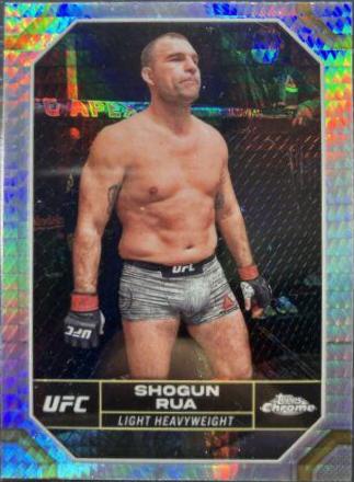 Mauricio Rua 2024 Topps Chrome UFC Base #130 Prism Refractor