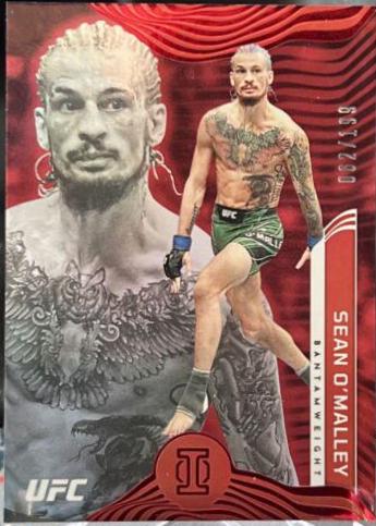 Sean O'Malley 2022 Panini Chronicles UFC Base Illusions #280 Red
