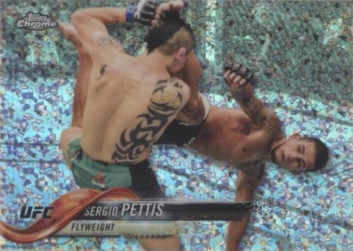 Sergio Pettis 2018 Topps Chrome UFC Base #98 Diamond Hot Box