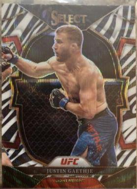 Justin Gaethje 2023 Panini Select UFC Concourse #47 Zebra