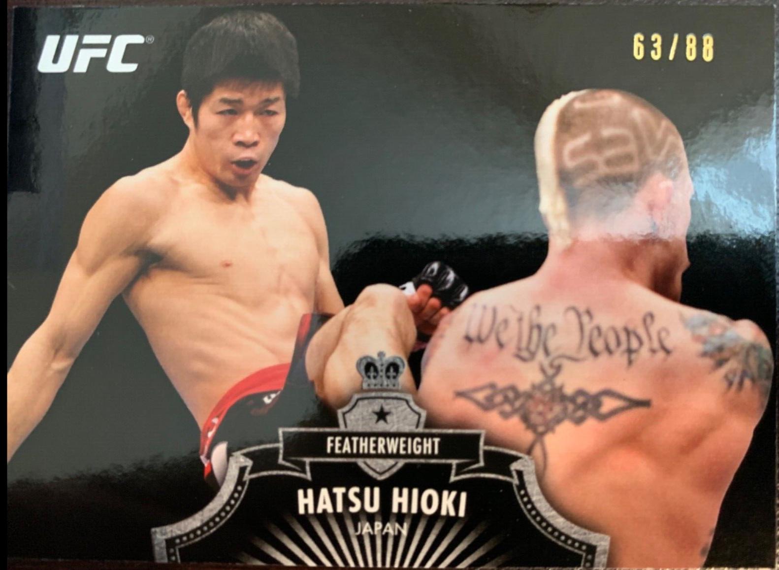 Hatsu Hioki 2012 Topps UFC Bloodlines Base #76 Black