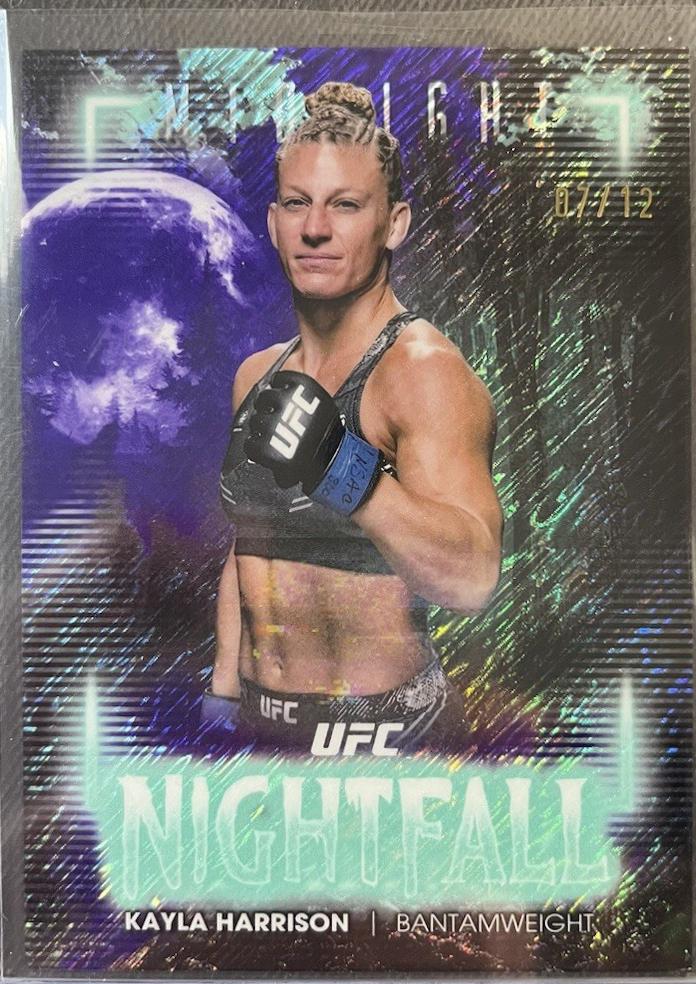 Kayla Harrison 2025 Topps Midnight UFC Nightfall #NF-25 Midnight