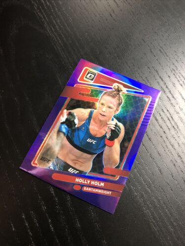 Holly Holm 2022 Panini Donruss Optic UFC Base #25 Purple