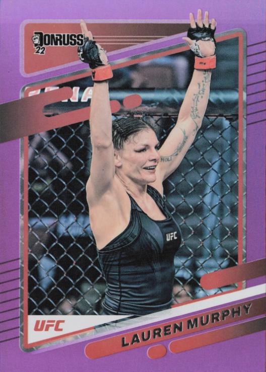 Lauren Murphy 2022 Panini Donruss UFC Base #113 Purple Flood