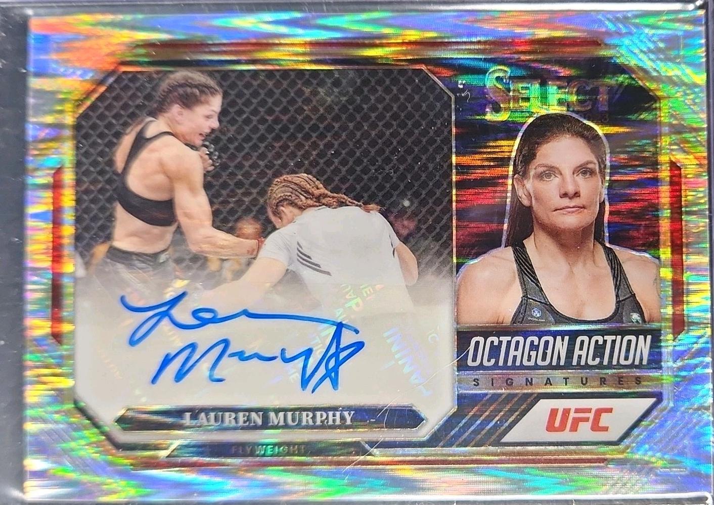 Lauren Murphy 2023 Panini Select UFC Octagon Action Signatures #15 Flash