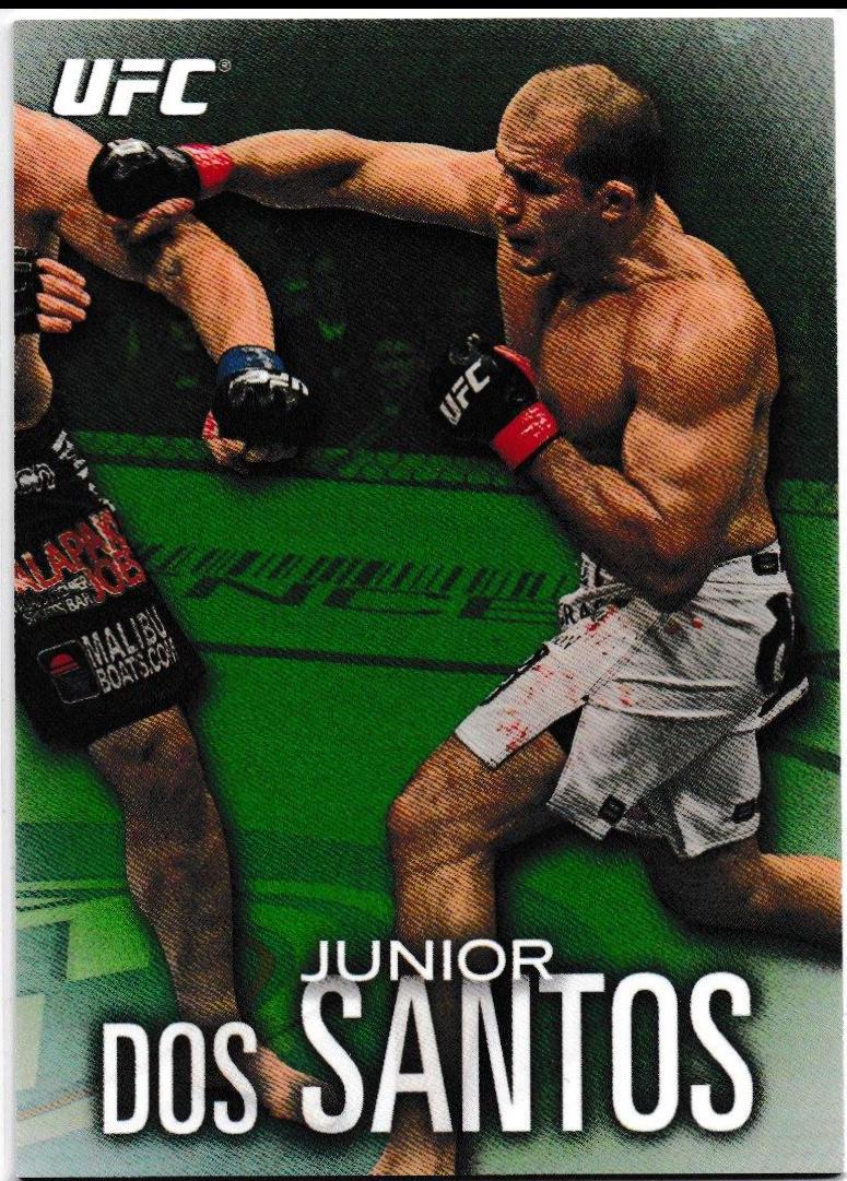 Junior Dos Santos 2012 Topps UFC Knockout Base #15 Green