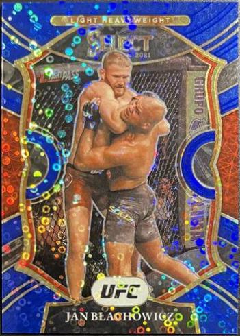 Jan Błachowicz 2021 Panini Select UFC Concourse #5 Blue Disco