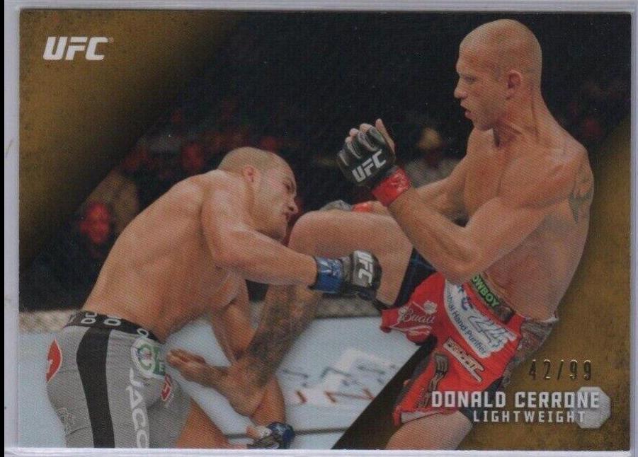 Donald Cerrone 2015 Topps UFC Knockout Base #86 Gold