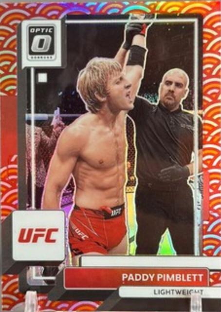 Paddy Pimblett 2023 Panini Donruss Optic UFC Base #96 Photon