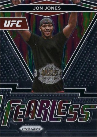 Jon Jones 2022 Panini Prizm UFC Fearless #19 Black
