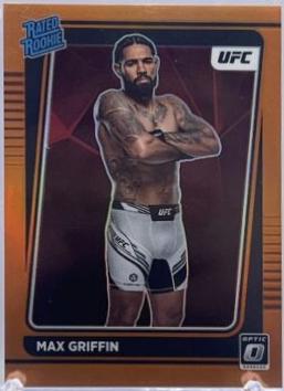 Max Griffin 2022 Panini Donruss Optic UFC Base #119 Orange