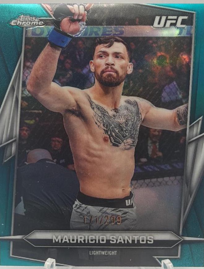 Mauricio Ruffy 2026 Topps Chrome UFC Base #178 Teal Refractor