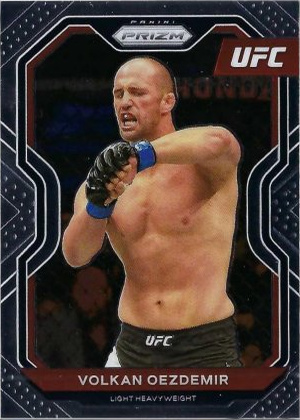 Volkan Oezdemir 2021 Panini Prizm UFC Base #63 Gold