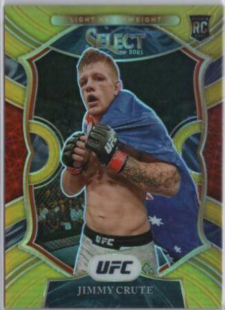 Jimmy Crute 2021 Panini Select UFC Concourse #73 Gold