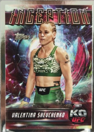 Valentina Shevchenko 2025 Topps Knockout UFC Inception #IN-86 Red